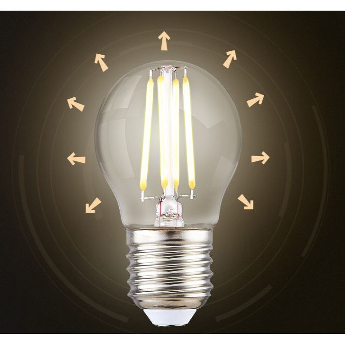 Đèn Led Edison 4w G45 ánh sáng vàng