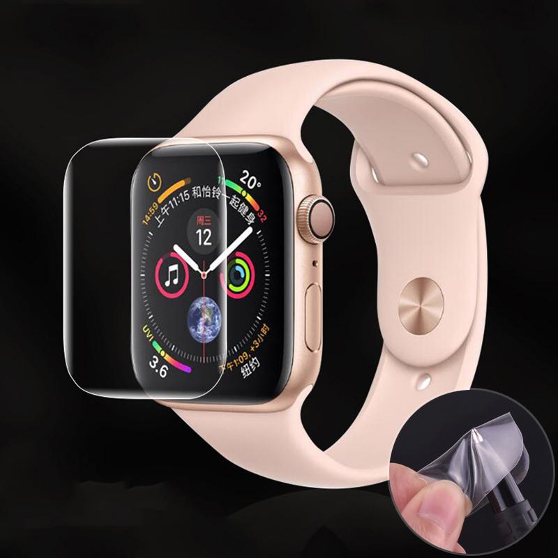 Screen Protector Clear Full Coverage Protective Film for APPLE Watch 4