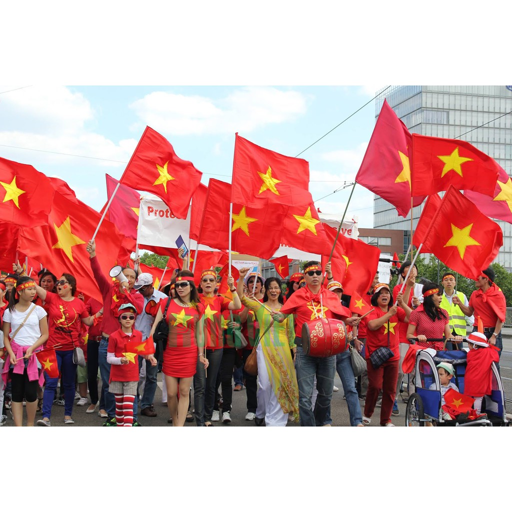 Cờ tổ quốc đủ mọi kích thước giá rẻ