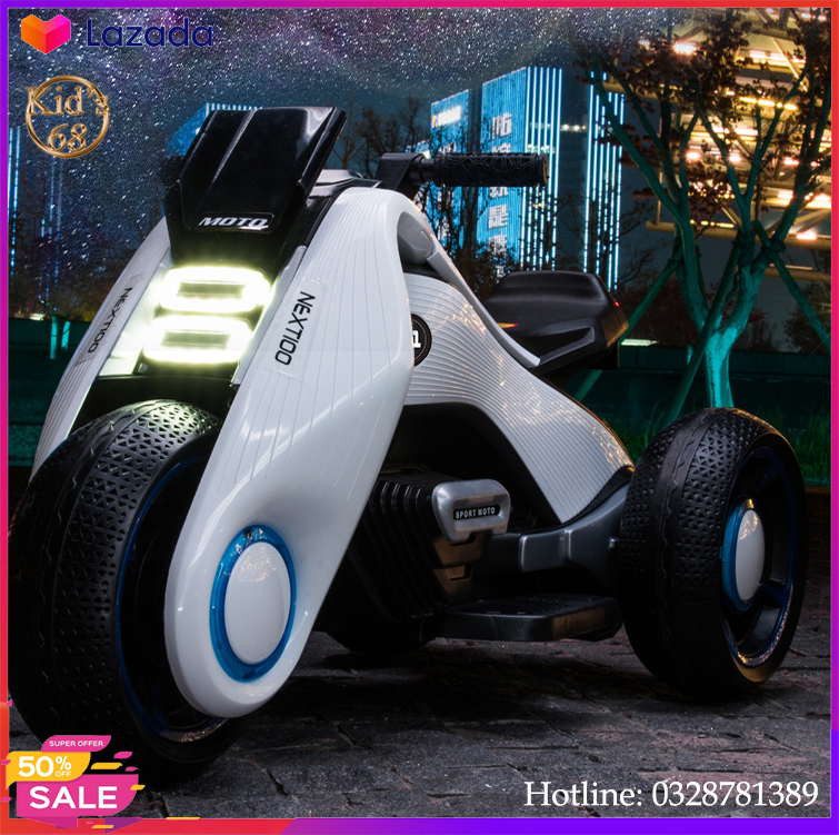Xe máy điện HOLLA thông minh, đạp chân ga và điều khiển từ xa. Món quà đặc biệt dành cho bé yêu nhà bạn. Bảo hành 12 tháng thumbnail
