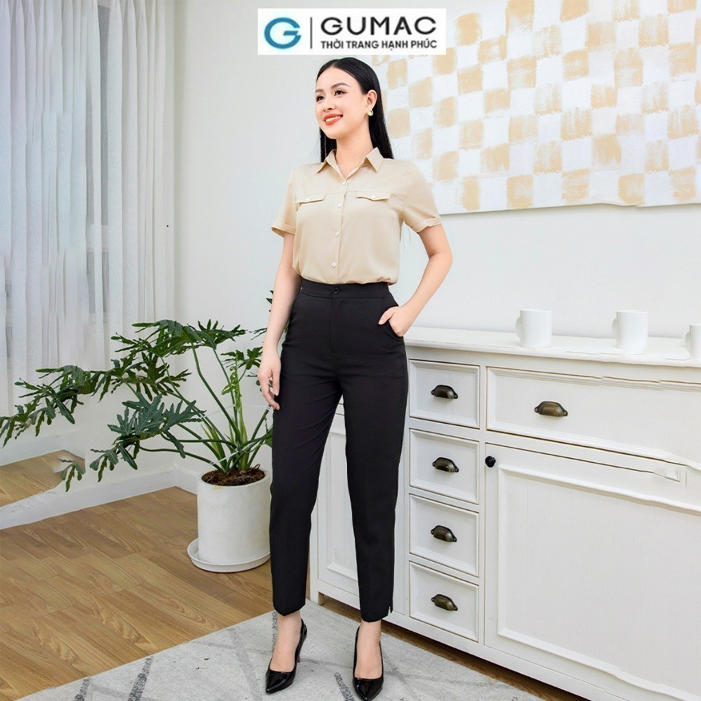 [25 - 29.5 |Voucher 8-12%] Quần tây nữ cơ bản GUMAC QD05008