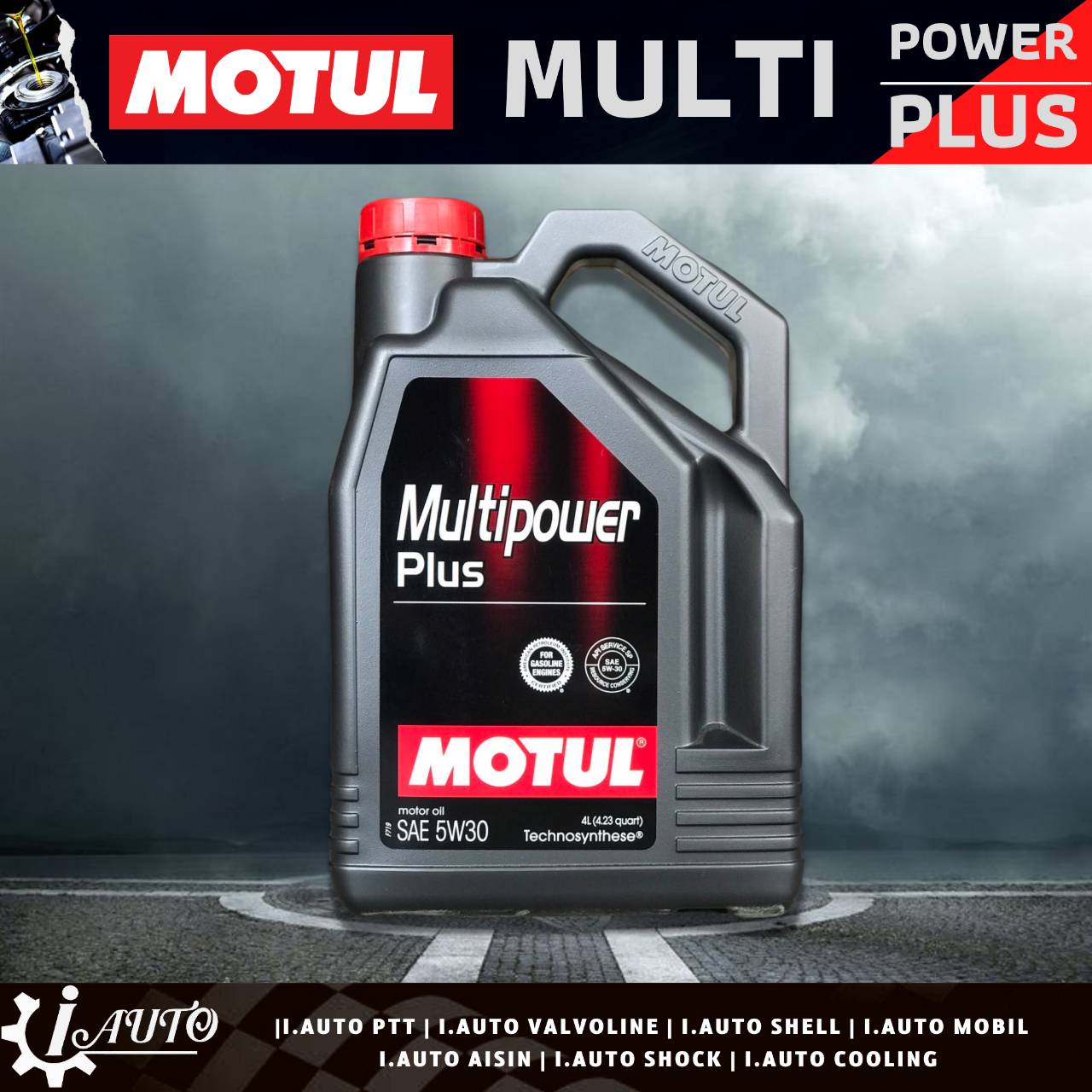 MOTUL Multipower Plus SAE 5W-30 น้ำมันเครื่องกึ่งสังเคราะห์ สำหรับ ...