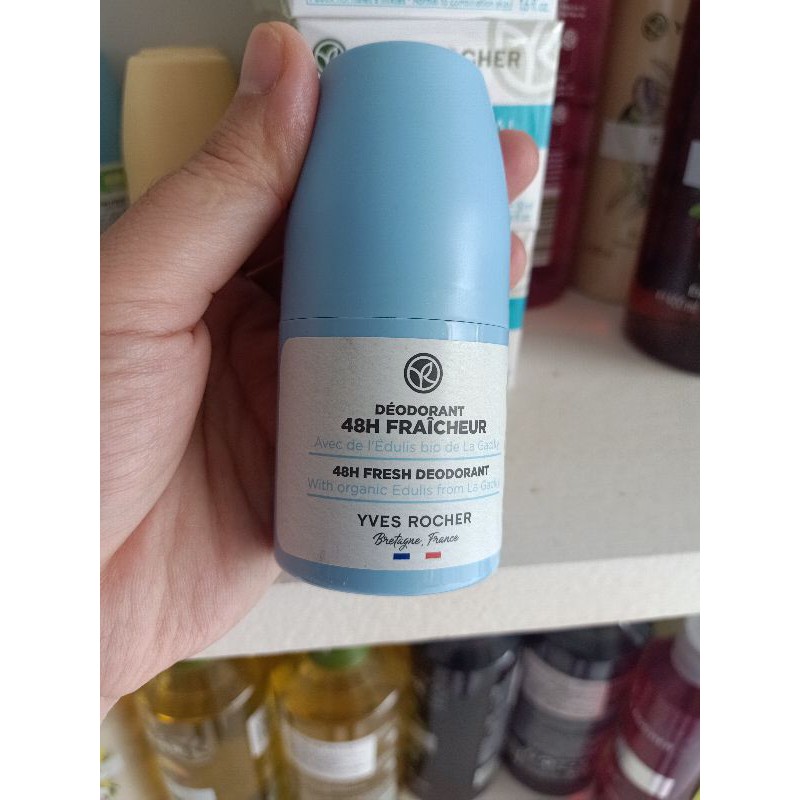 Lăn khử mùi 48H Yves Rocher mới (hương tươi mát)