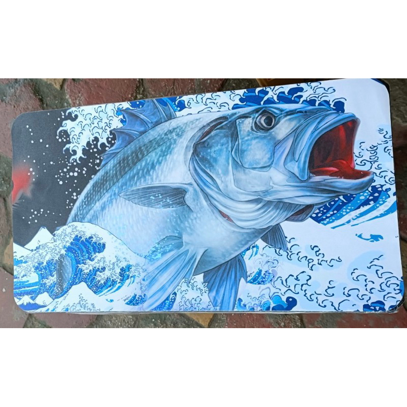 Miếng dán Decal 3D  dùng để dán nắp thùng câu cá  (53cm x28.7cm ) ANam