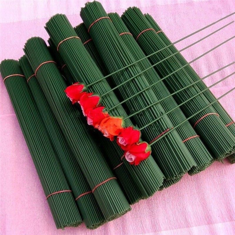 10 cành kẽm làm hoa, handmade 30cm