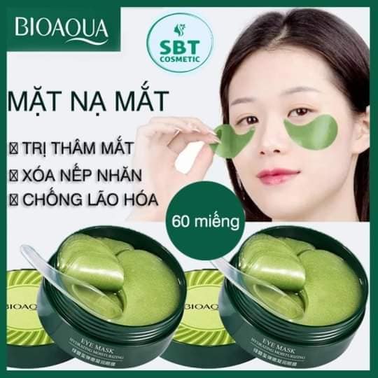 Mặt nạ mắt bioaqua xanh