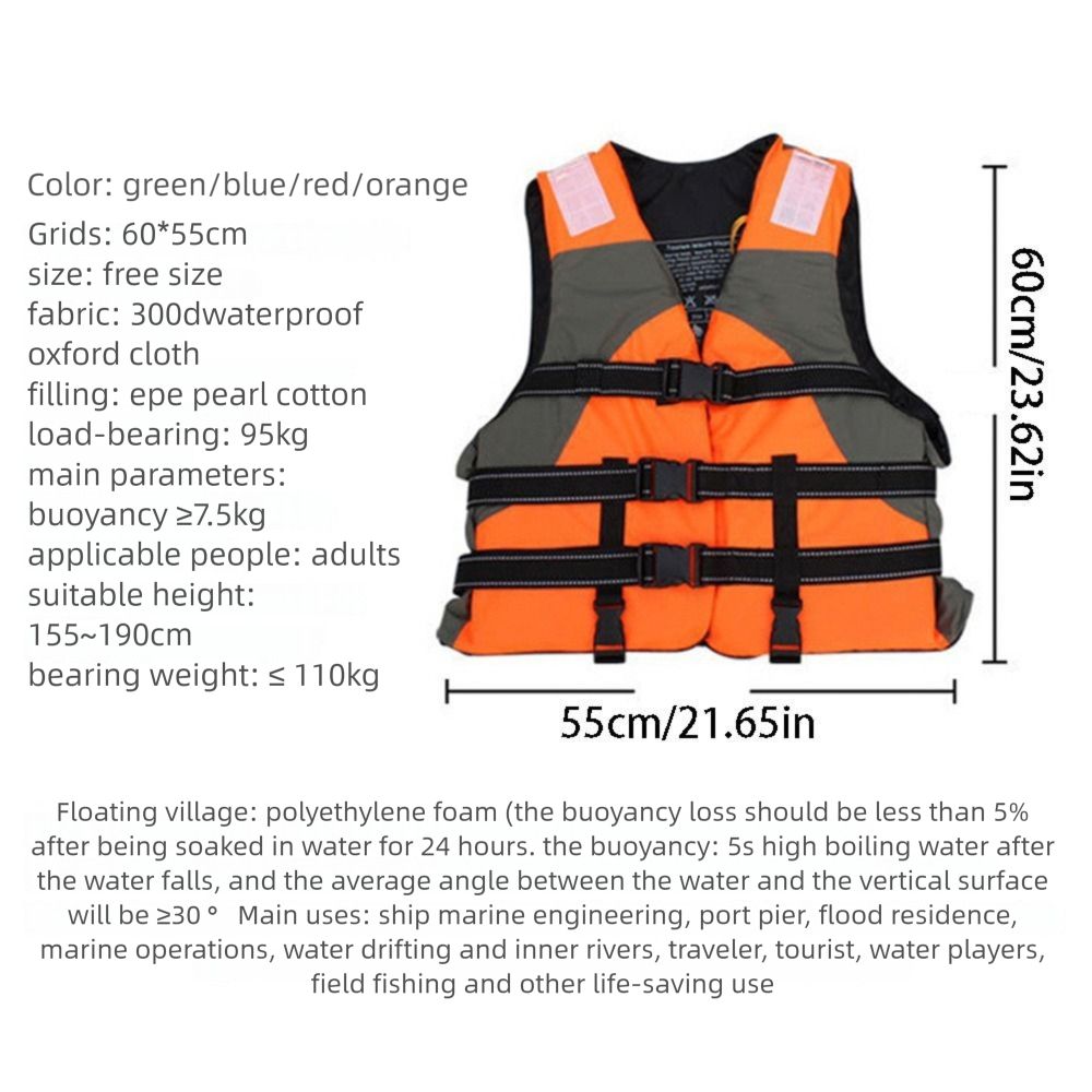 Multifunctional Safety Straps Adults Life Jacket Easily Adjustable ...