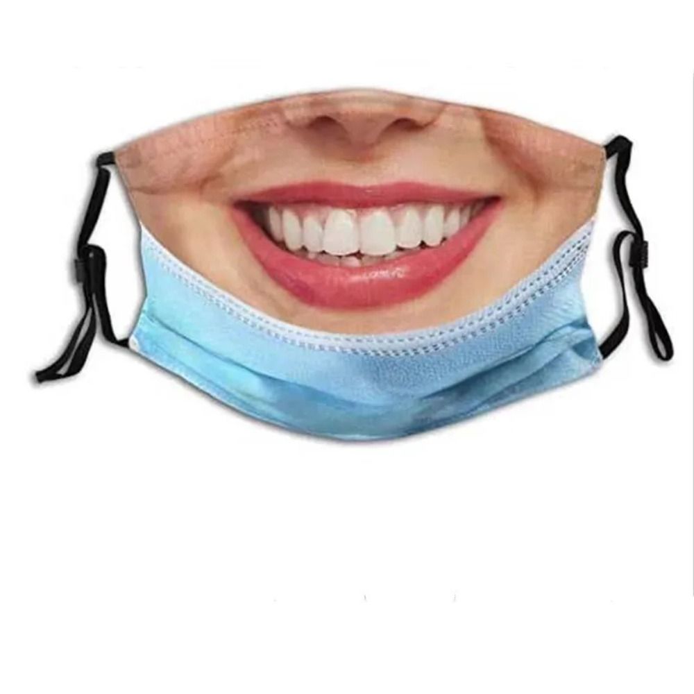 【Universal Car Parts Store】3D Three-dimensional Mask Personality Creative Social Funny Imitation Facial Expression Dance Mask.