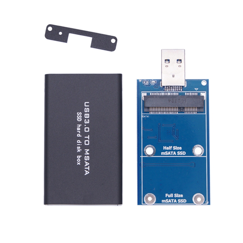 【QUT】-MSATA to USB USB 3.0 to MSATA SSD USB3.0 to MSATA Case