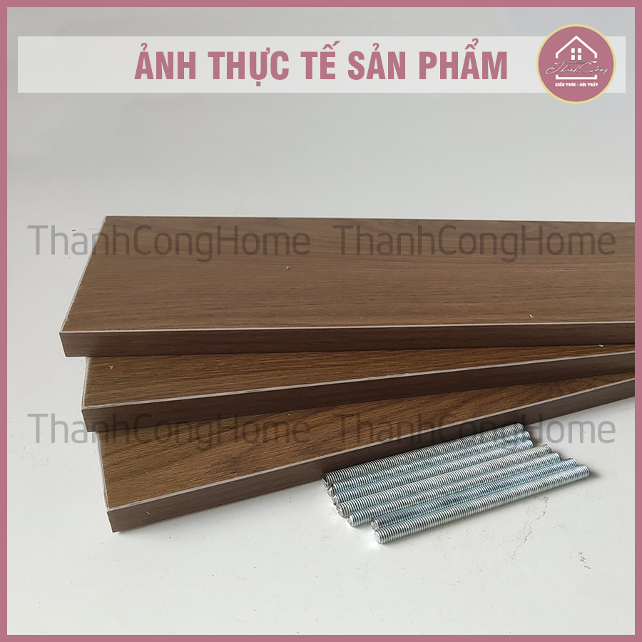 Bộ kệ gỗ gắn tường trang trí như hình. tặng kèm vít âm tường phụ kiện lắp đặt