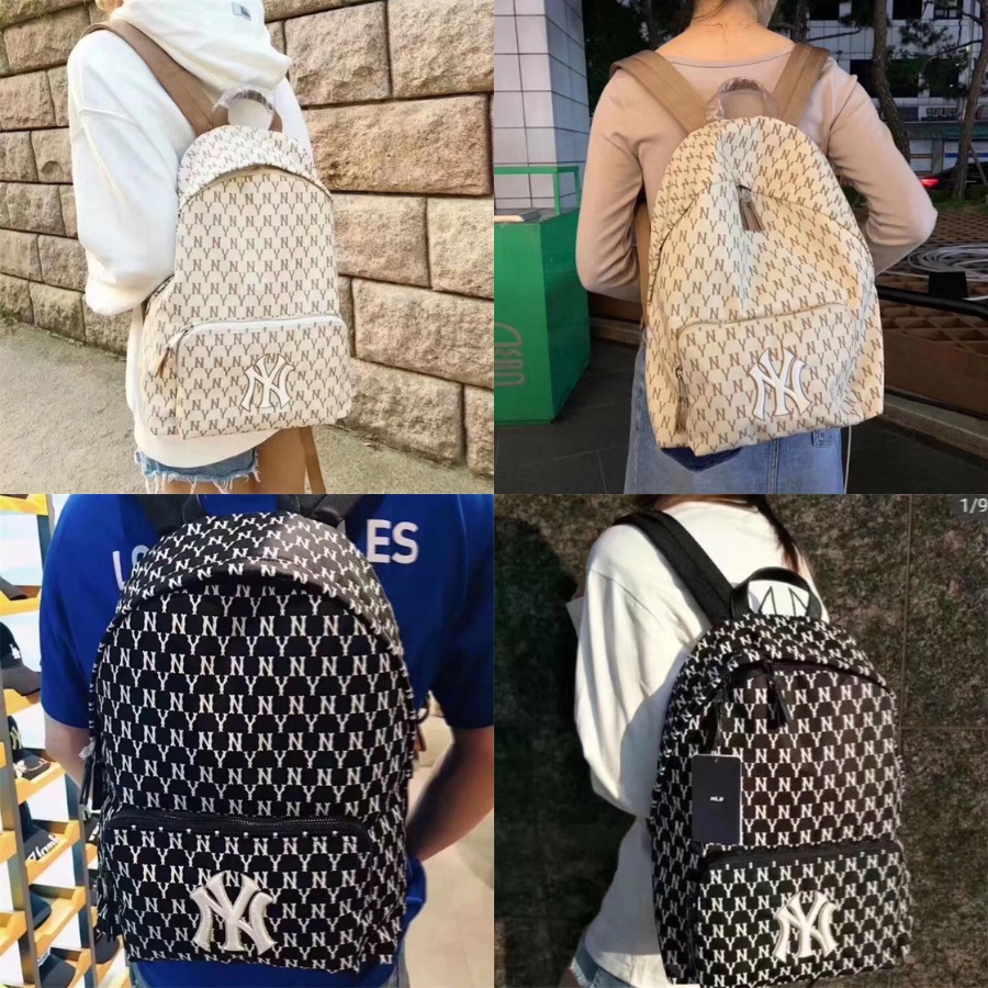 Balo MLB NY Monogram Backpack Tiếu Chuẩn Hàn Quốc BL-0010