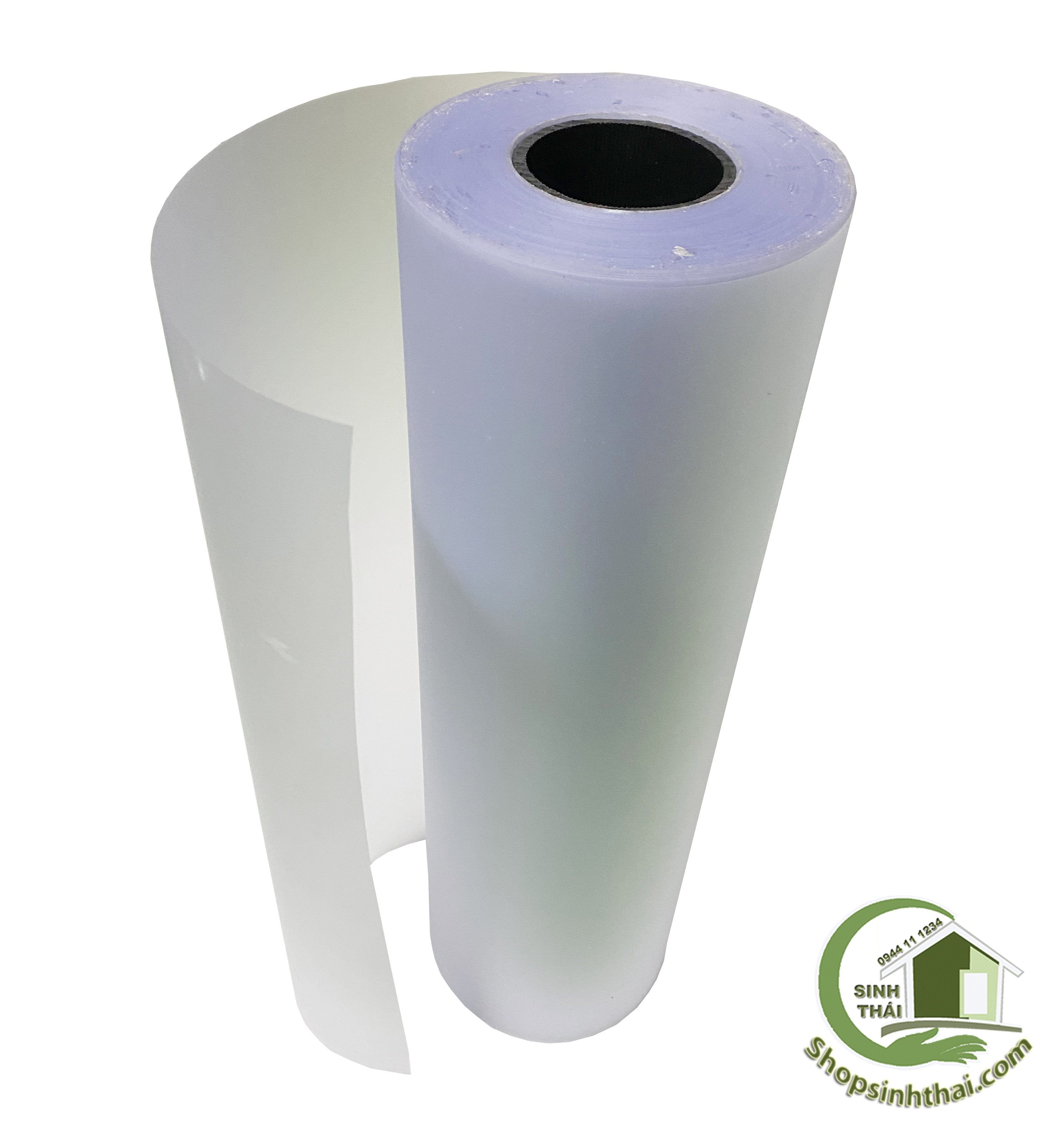 Màng nhựa cứng màu trắng đục mờ  [ 1 mét x khổ 60cm x dày 2 zem ] [ Tổng kho ]