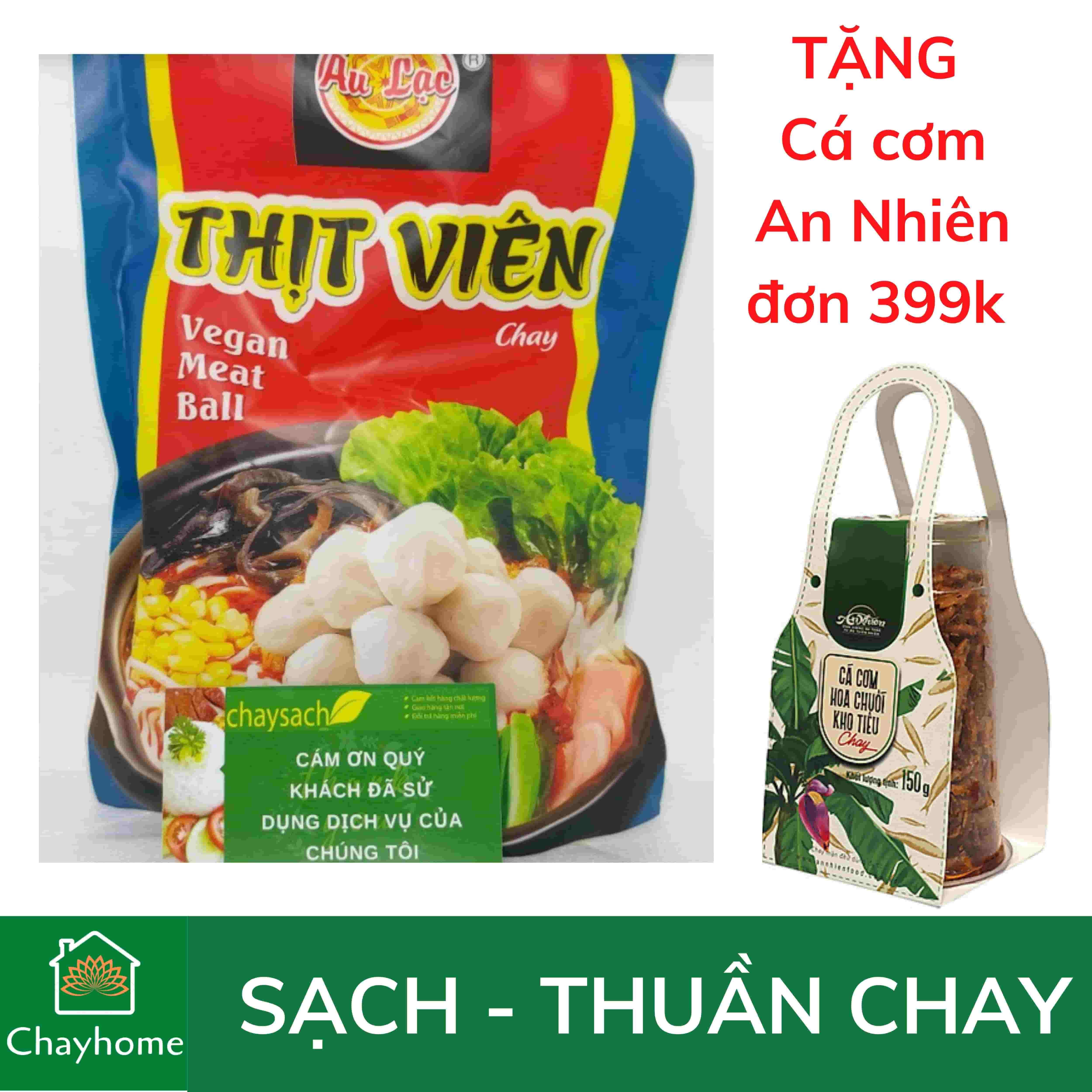 180g Thịt Viên Chay Âu Lạc - Thực Phẩm Chay Loan Vy + TẶNG Pate Chay Phương Loan Đơn 299k
