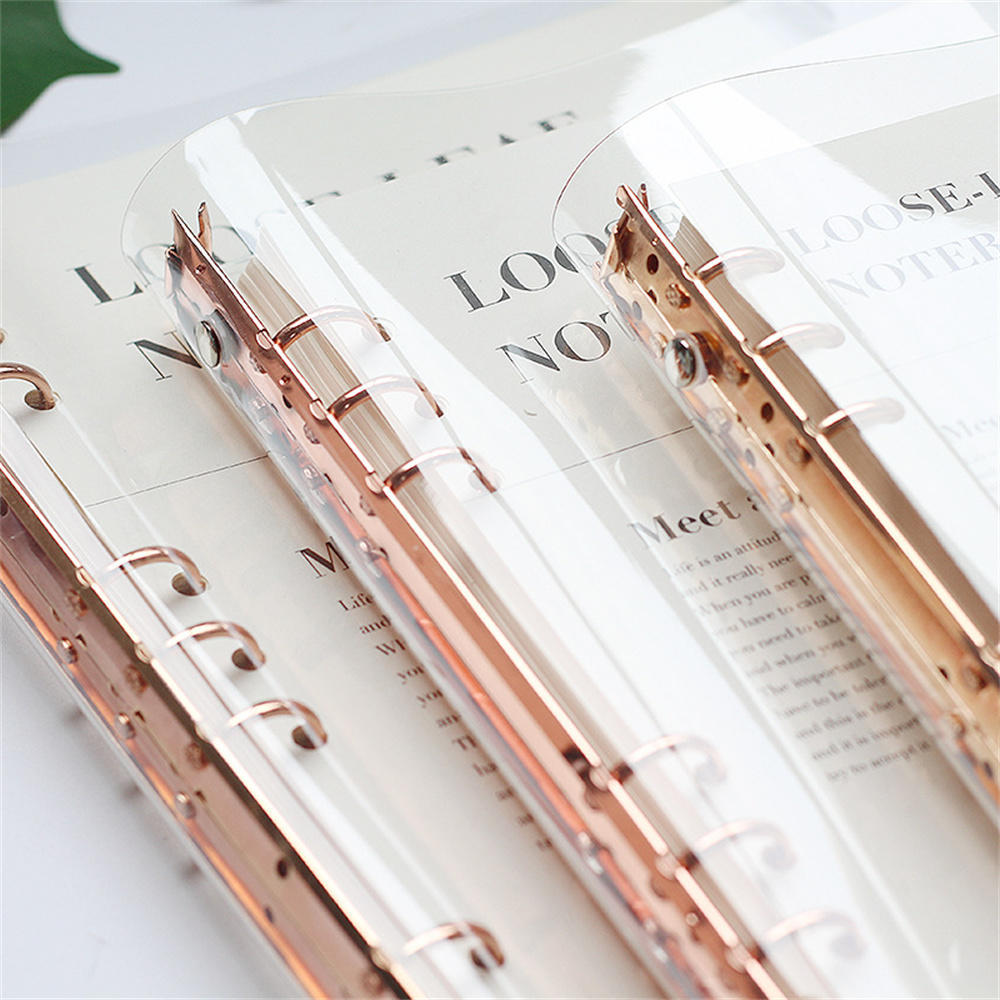 90 Sheet Diary Agenda Rose Gold Notebook Black Binder Notebook A5 Diary Planner A6 Notebook Cover B5 School Stationery Inner Page Binder Notebook 90 Sheet Diary Agenda Paper Cover Notebook School Stationery Planner Rose Gold School Diary