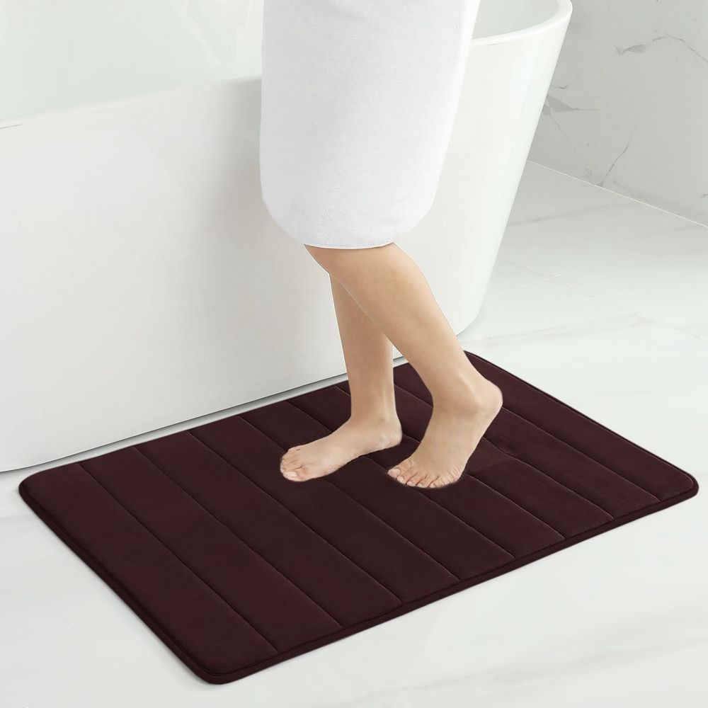 Jehua 17 “x 24” siêu mềm tấm thảm chùi chân thảm sàn trang trí nội thất cho nhà bếp Thảm nhà tắm Thảm Tắm trang trí phòng tắm thảm bếp