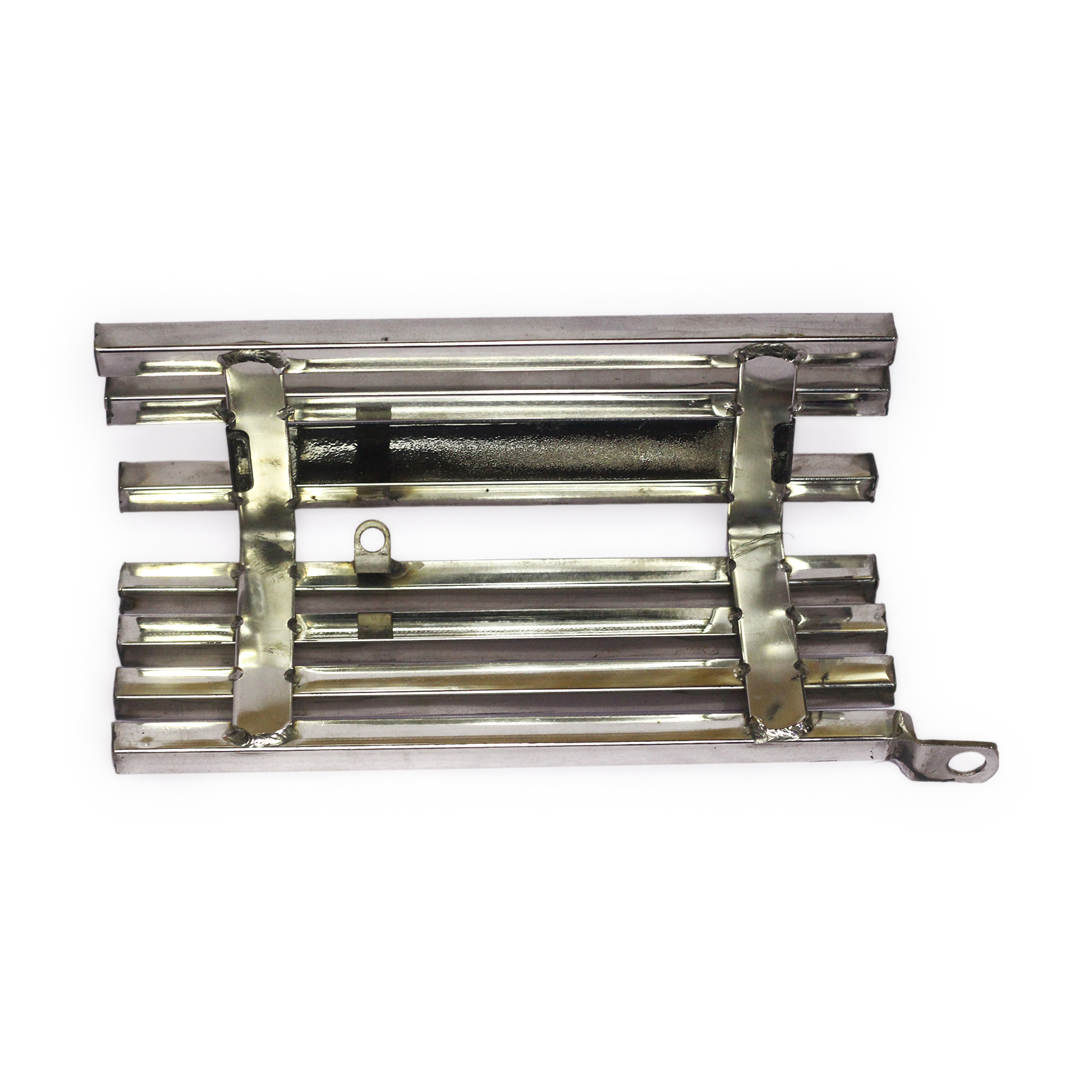 Premium Quality Honda X Blade Bike Stainless Steel Silencer Cover Box khacha with Laser Print Bike Name. 