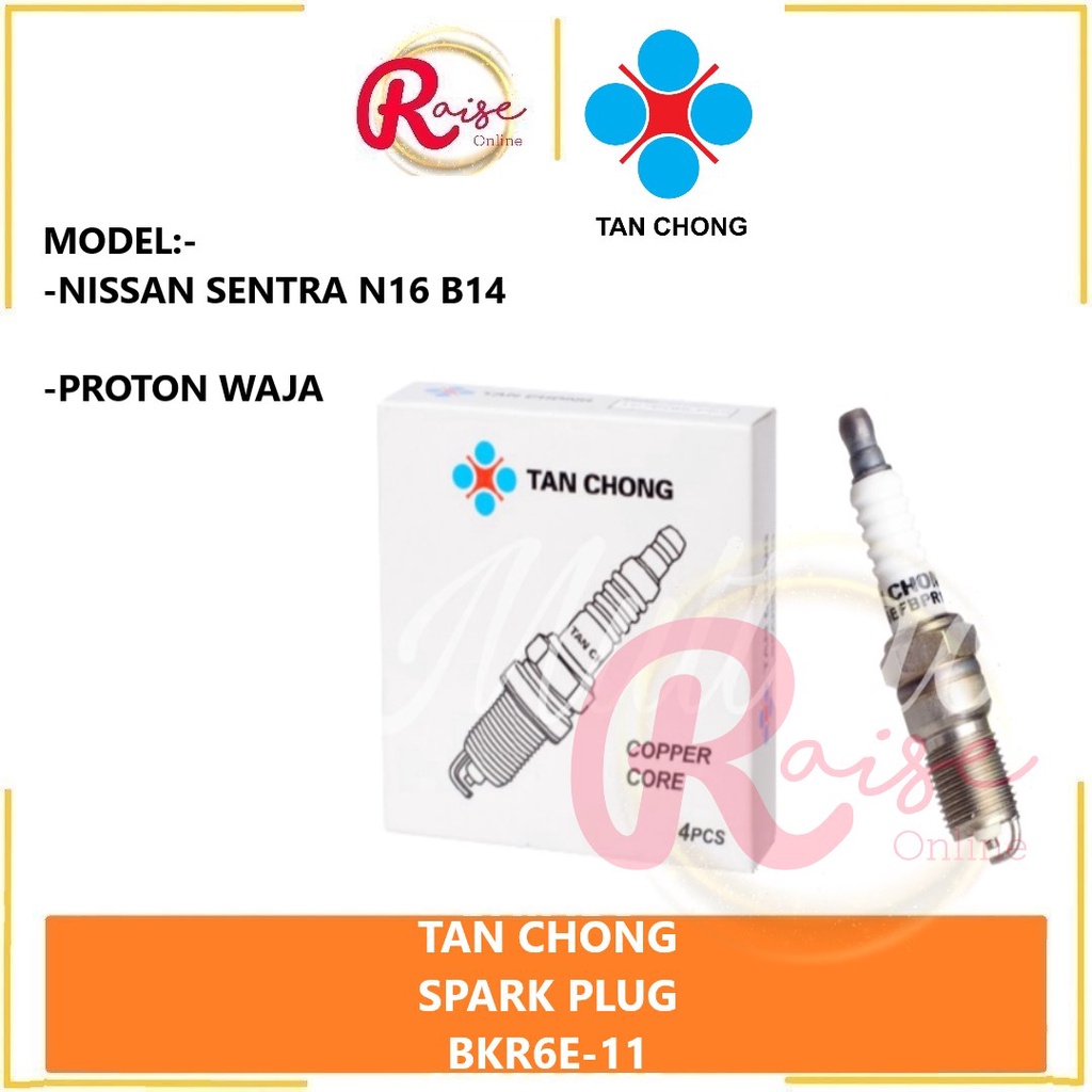 Nissan Spark Plug (Set) TC 6EBKR11 Sentra N16 B14 Proton Waja BKR6E 11 ...