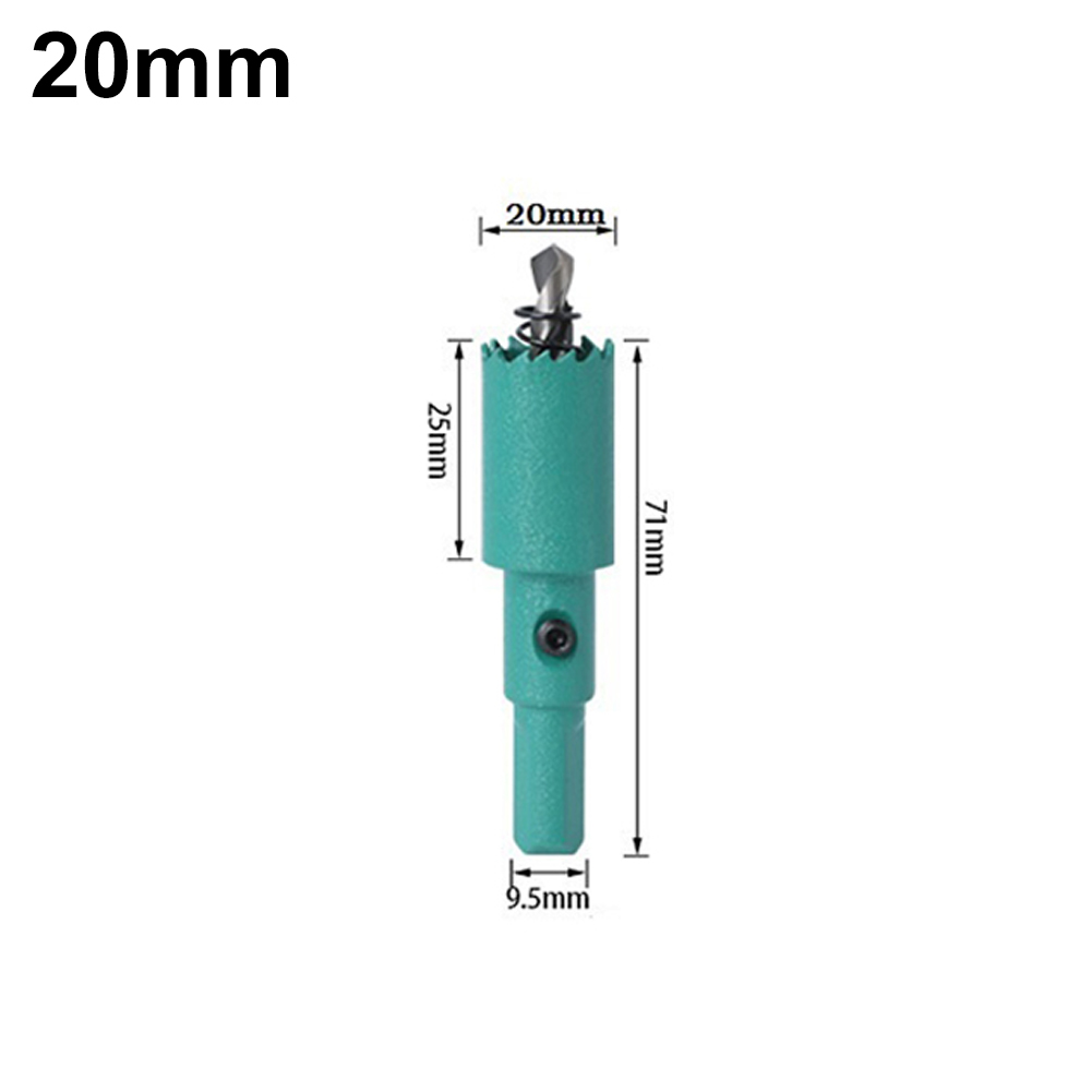 1pcs Bi-Metal Hole Saw Hss Drill Bit M42 Steel 16-50mm For Punching Pvc Board Plastic Wood Gypsum Board.