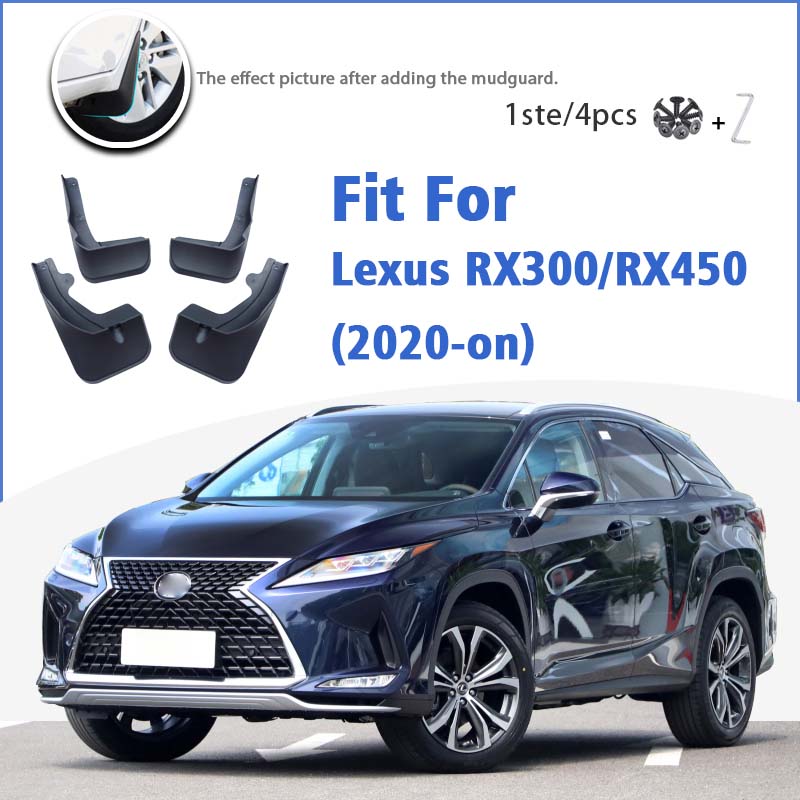 Bùn faps cho LEXUS RX RX300 rx450 2020 phía trước phía sau 4pcs Chắn Bùn Chắn Bùn phụ kiện xe hơi tự động styline giật gân bảo vệ Fender