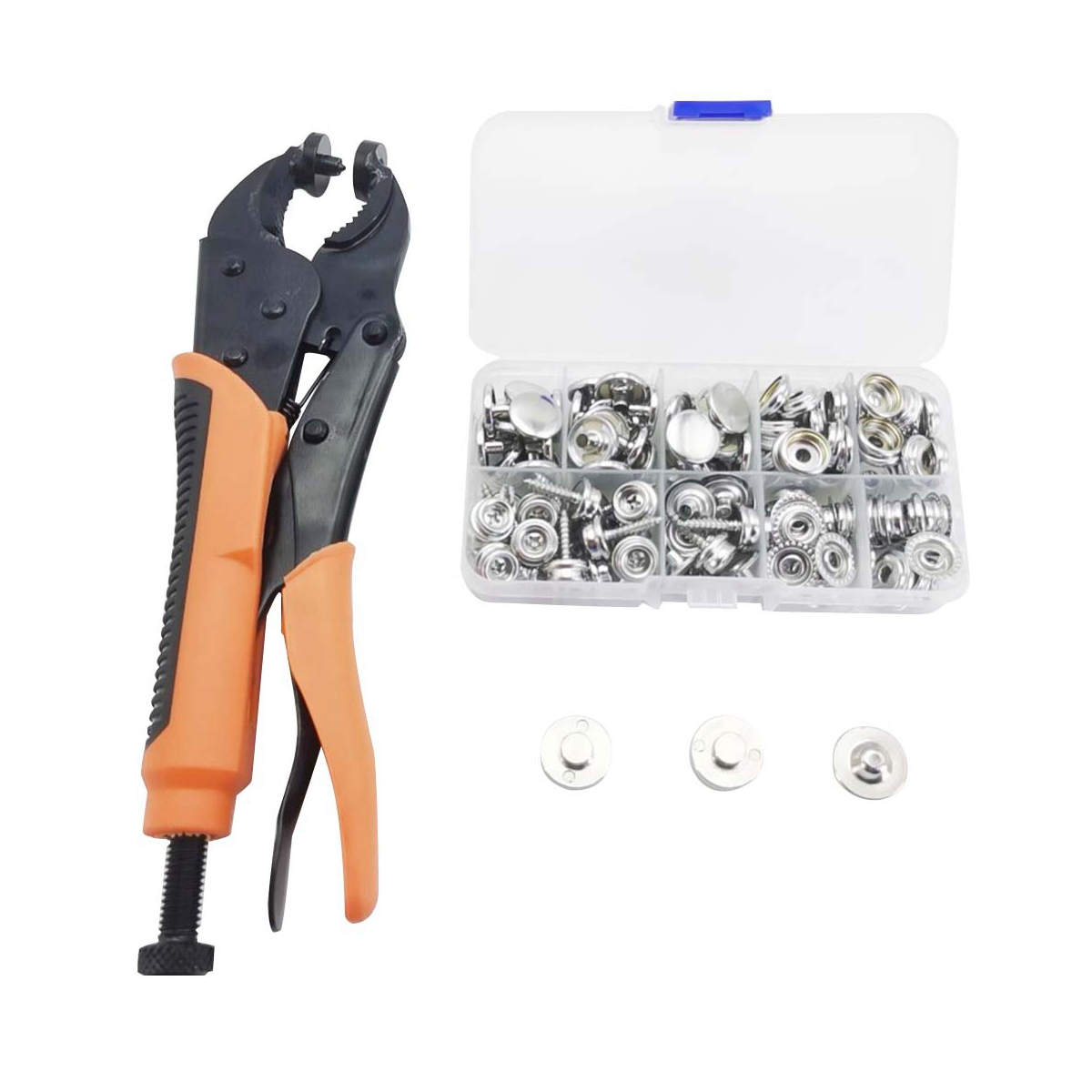 Snap Fastener Kit Adjustable Pliers For Snap Buttons,snap Fastener