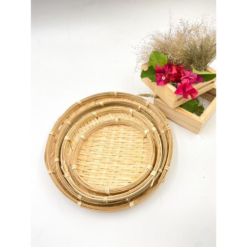 MẸT TRE, MÂY TRÒN ĐAN THỦ CÔNG nhiều kích thước( ảnh thật)