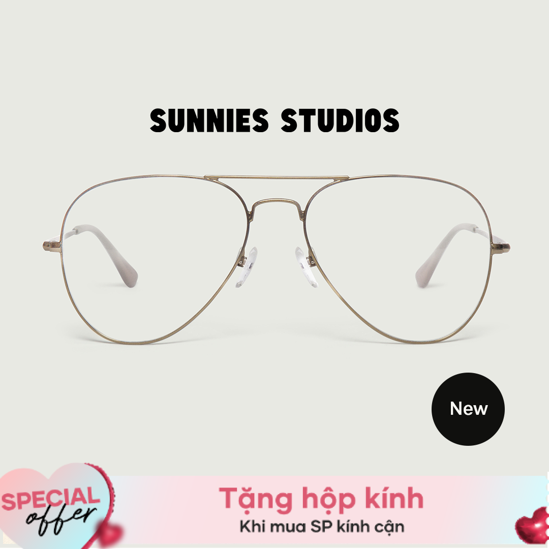 SUNNIES STUDIOS - Kính Cận Gọng Phi Công Kline Rye - SS1140-C224S-C224S