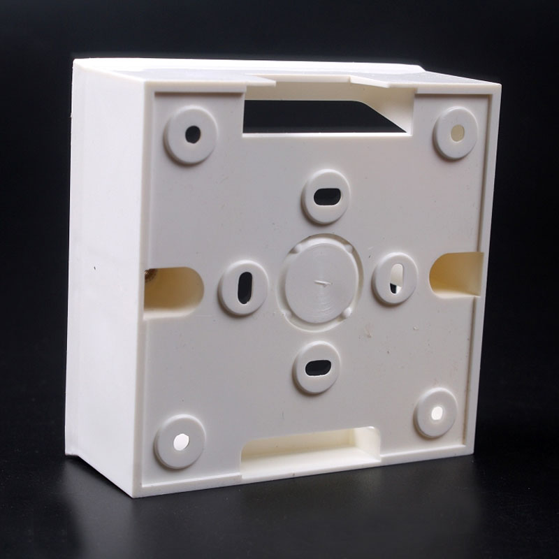 Home Improvement Type 86 Wall Mounted Bottom Box White Switch Socket ...