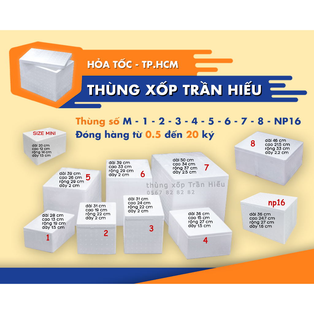 Thùng xốp giữ nhiệt , thùng mút