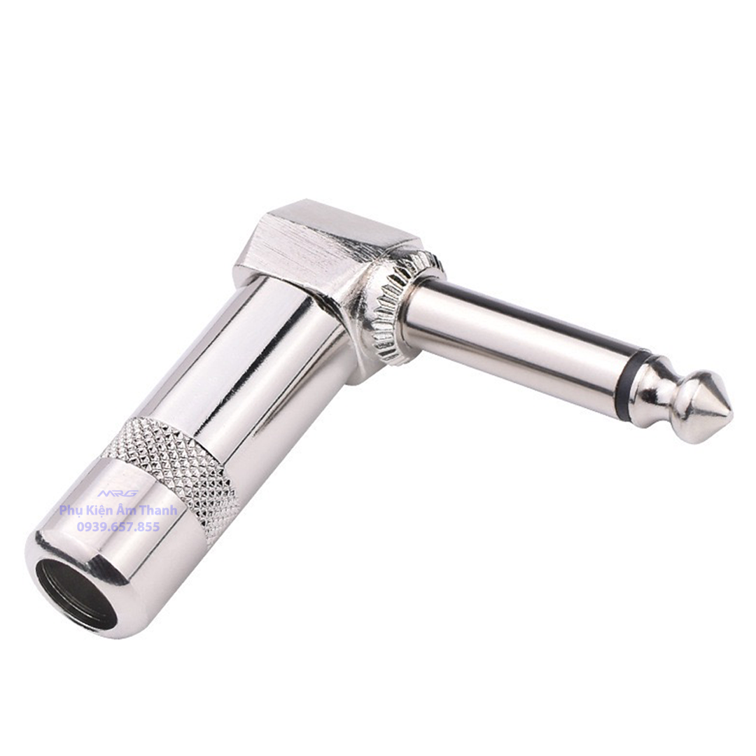 Jack âm thanh 6.35mm hình chữ l, giá 1 cái. j-6 | rắc 6ly, jack 6.5, giắc 6ly, rack 6li