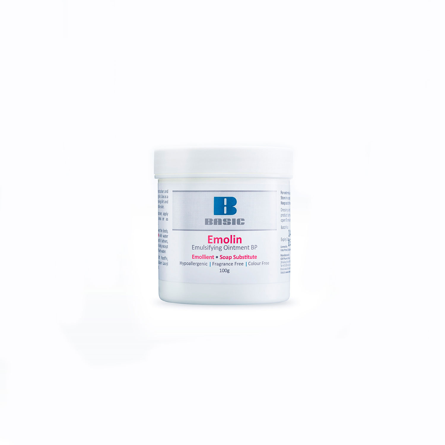 Basic Emolin (Emulsifying Ointment BP) 100g Lazada Singapore