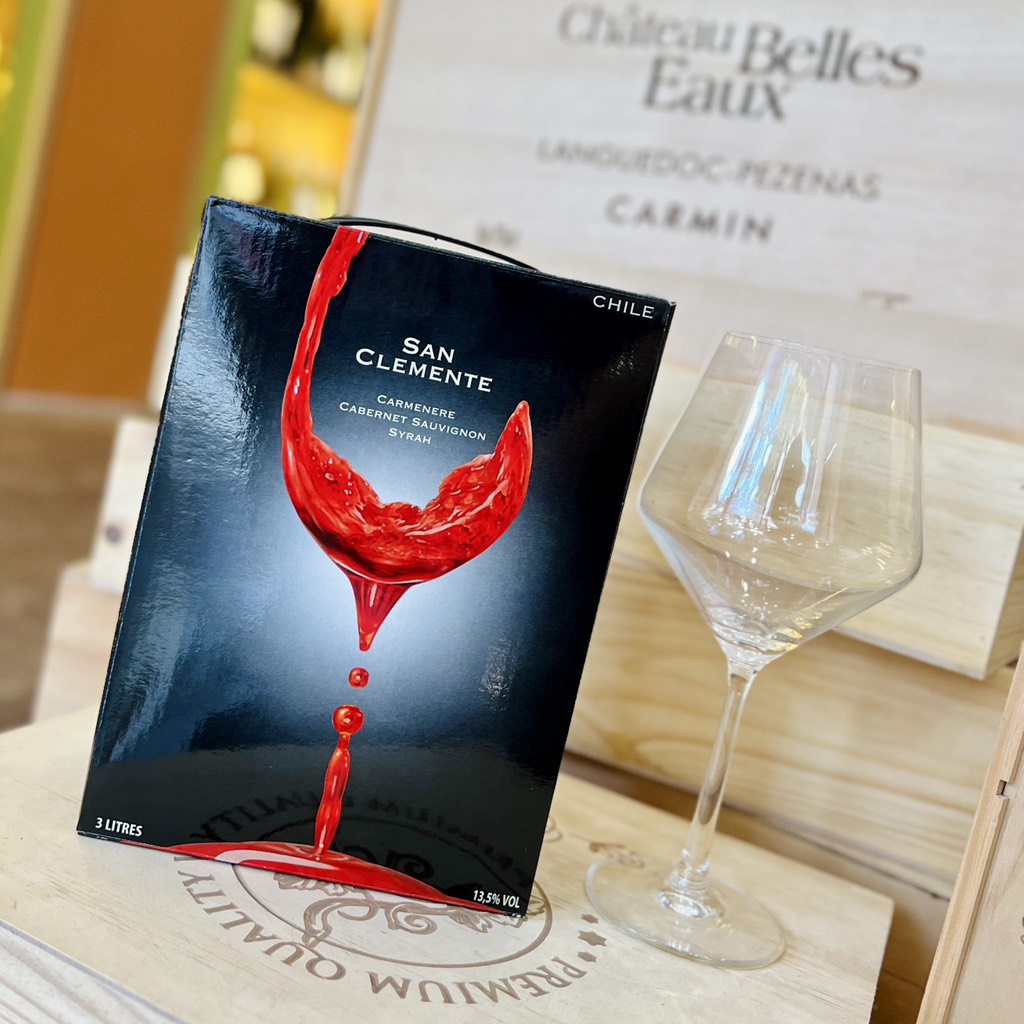 Rượu vang đỏ San Clemente Alc 13,5% Bịch 5L