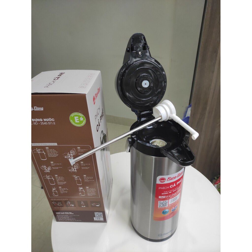 [HCM] CHỈ GIAO HỎA TỐC Phích nước nóng Rạng Đông 2.5L INOX RD 2545 ST1.E