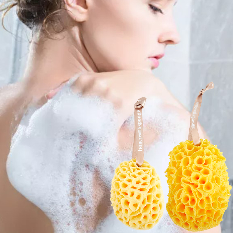 Exfoliating Foam Sponge Dead Skin Remover Natural Feeling Bath Sponge ...