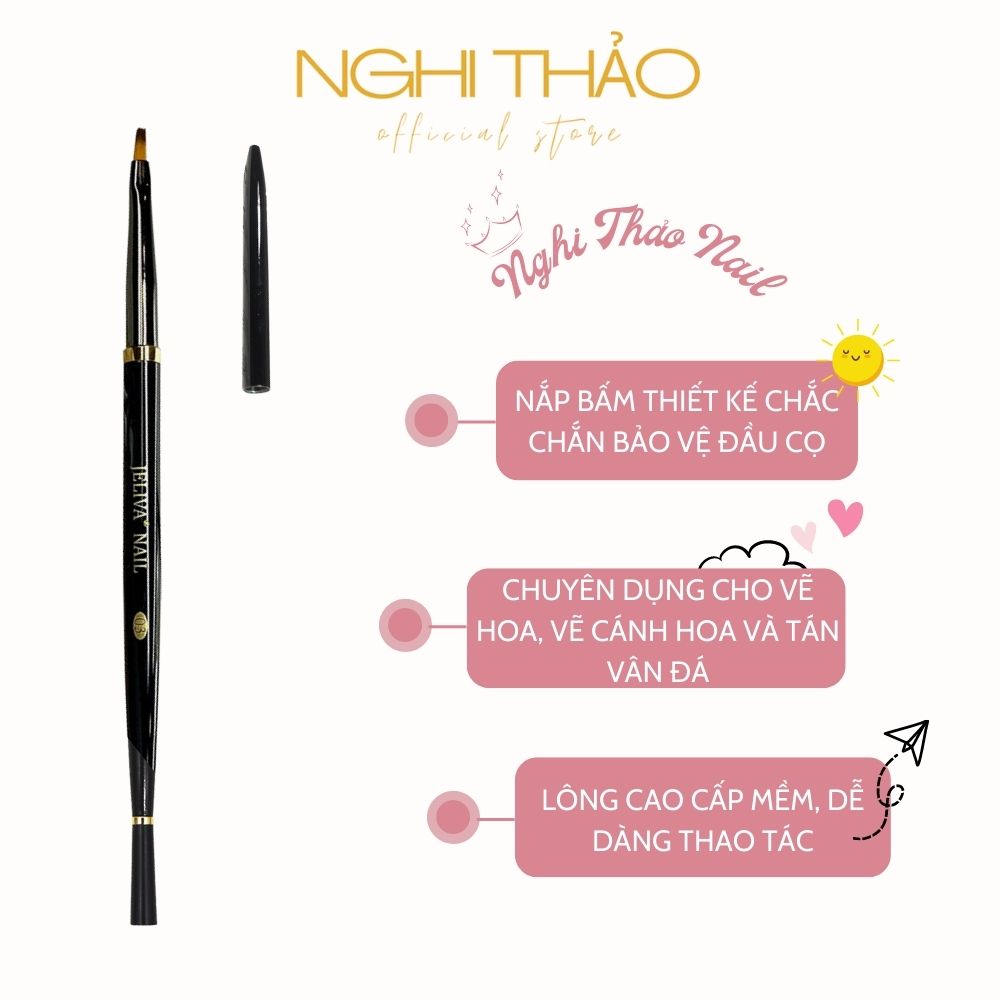 Cọ đắp gel tán vân đá Jeliva 03