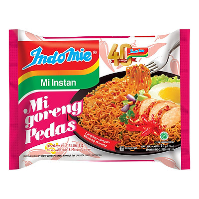 Thùng Mì xào khô Indomie Mi Goreng (40 gói)