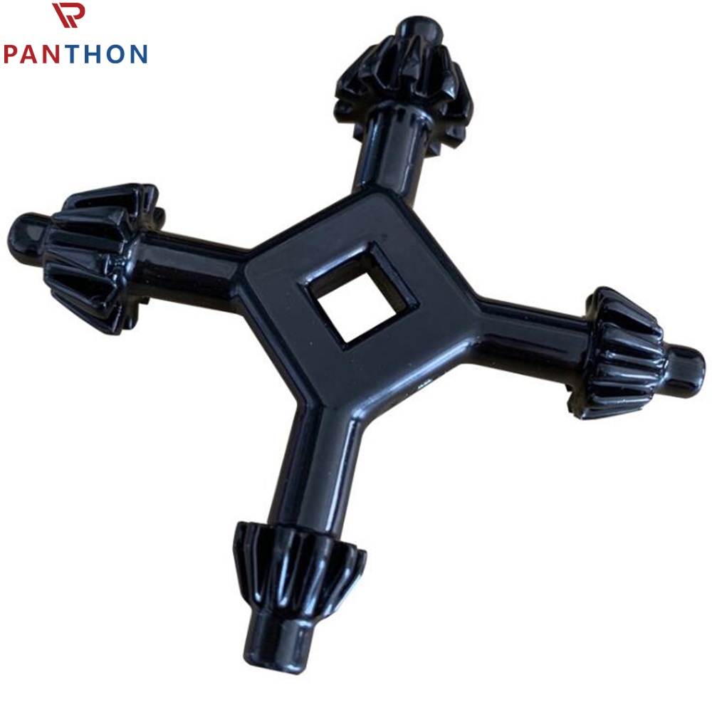 【💕Ready Stock🎉】PANTHON 1Pc 4 In 1 Universal Chuck Key Drill Drilling Holder Spanner Ratchet Socket Ring Combination Grip Star Wrench(8*8*3cm)