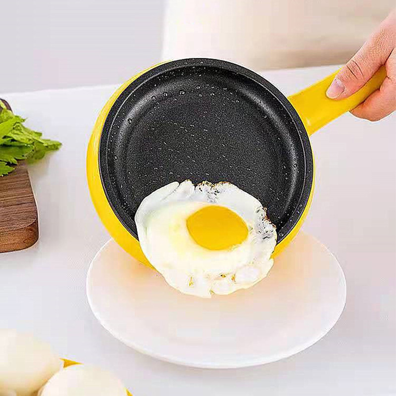 Jiashi hấp trứng đa chức năng hai lớp máy luộc trứng mini chảo rán chạy điện sáng tạo trứng hấp mãng cầu máy làm bữa sáng