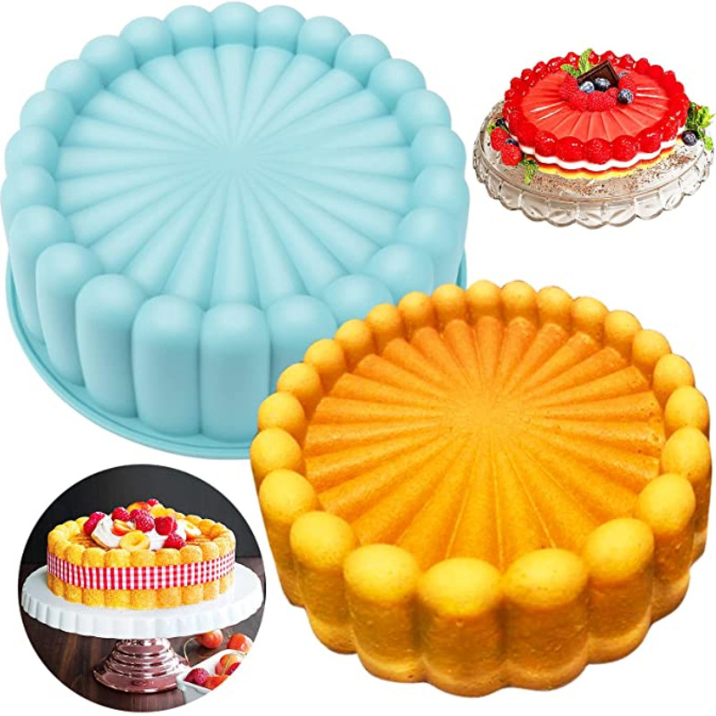 Silicone Round Baking Pan Charlotte Cakes Baking Pan Sponge