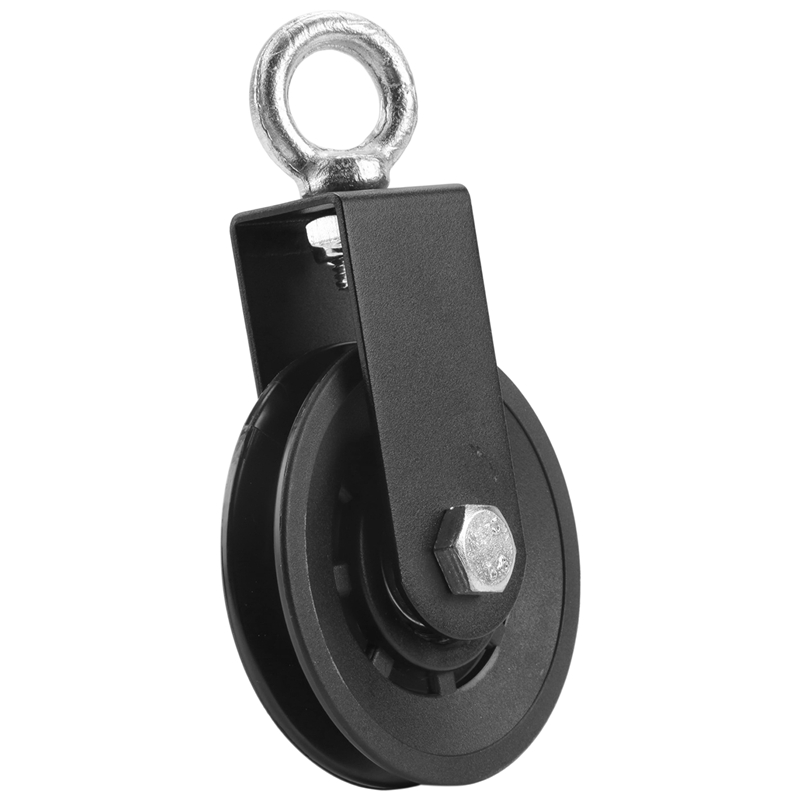 Heavy Duty Pulley, Fitness Pulley 360 degree Rotation Traction Wheel for Home/Gym Equipment or Lifting Blocks