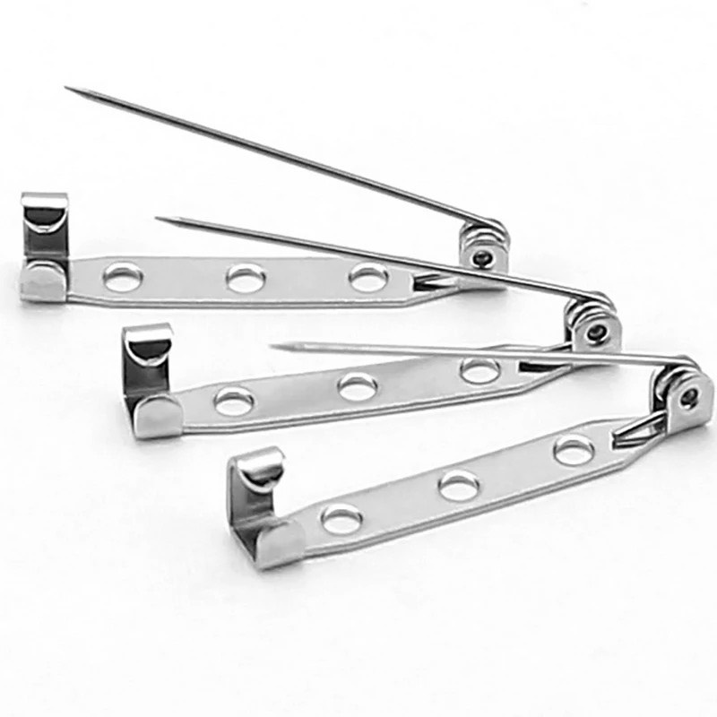 Set 10 Ghim cài áo trơn nhiều kích cỡ