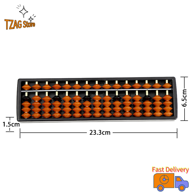 TZAG Kids Abacus 15 Digits Arithmetic Abacus Kids Maths Calculating Tool Teaching Aids Educational Toys For Boys Girls Gifts