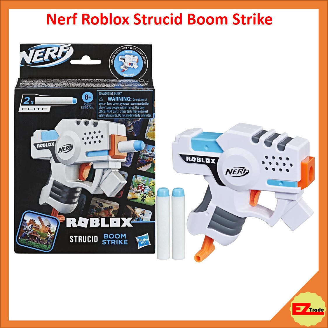 NEW ROBLOX Strucid BOOM Strike Nerf Dart Gun With Virtual Item