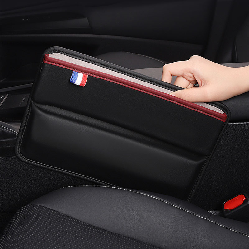 Universal Car Seat Storage Box Thickened Bottom Multi-function Gap Storage Box Car PU Leather Car Gap Storage Box