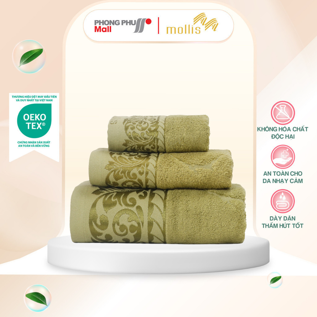 Khăn Mặt Mollis Modal FMR5 34x80cm