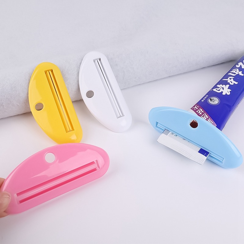 4 cái máy ép phụt kem đánh răng kẹp nhựa cán chủ Sữa rửa mặt ép cho phụ kiện phòng tắm