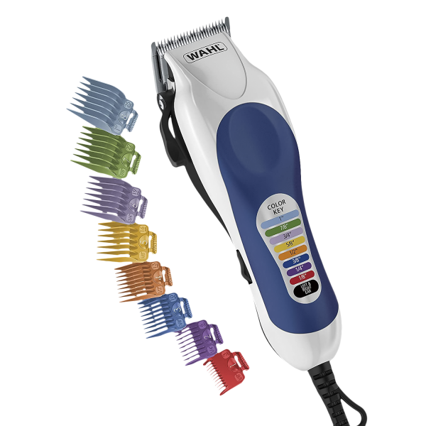 wahl colour pro corded hair clipper kit