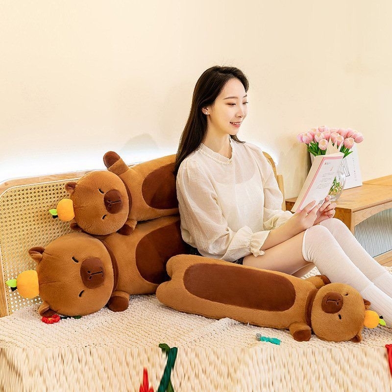 Gấu Bông Capybara Mềm Mịn Nhập Khẩu Cao Cấp