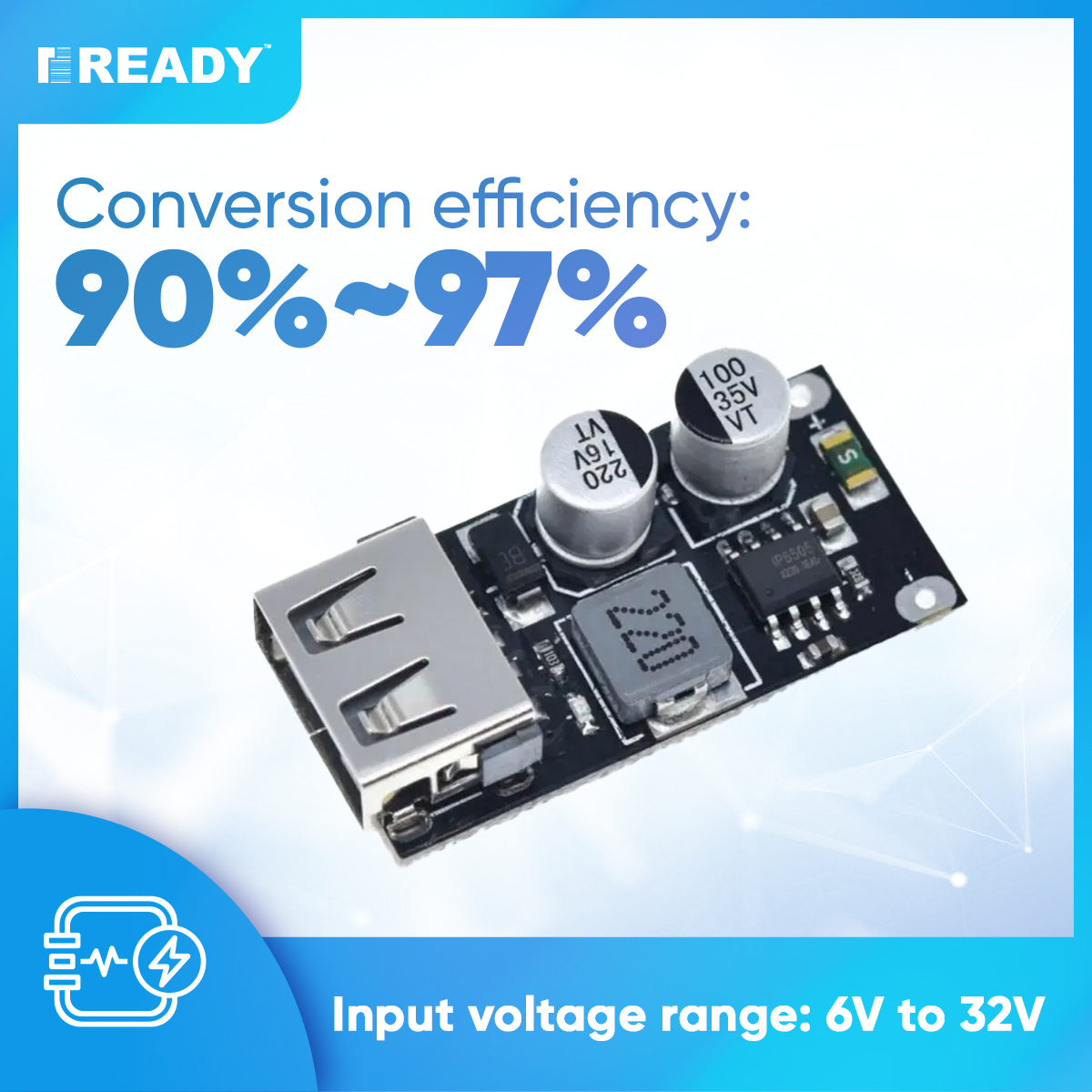 Prime Electronic Bangladesh's Qc3.0 Qc2.0 Usb Dc-Dc Buck Converter ...