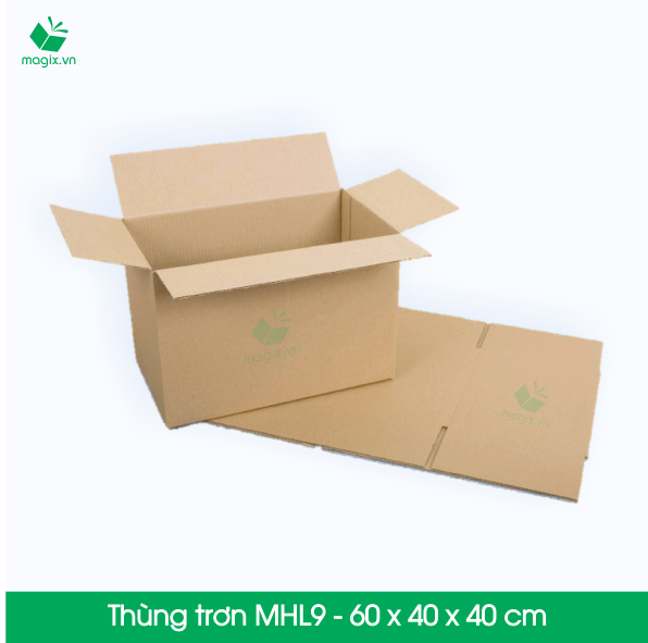 Mhl9 - 40x40x40 cm - 10 thùng hộp carton trơn