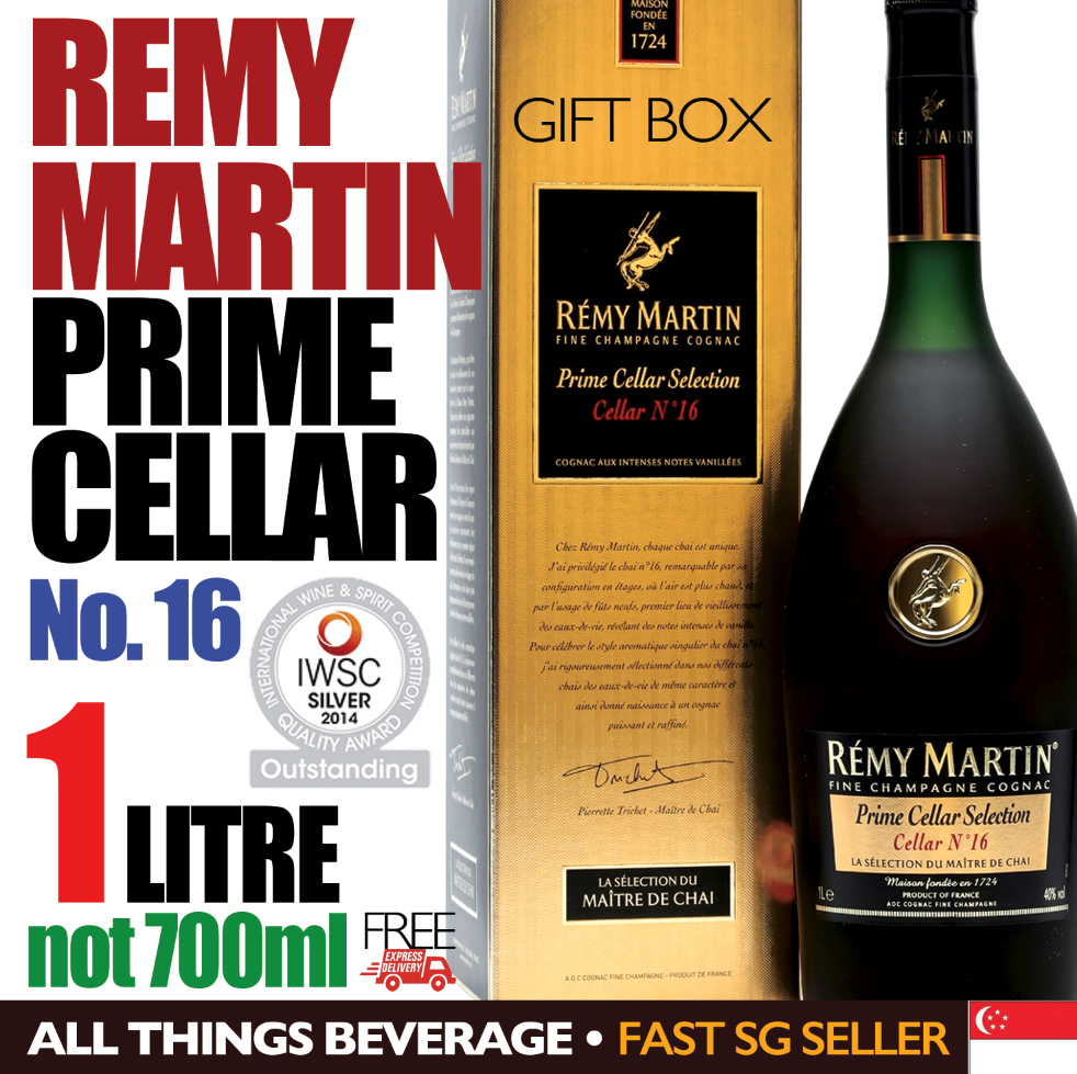 Remy Martin Prime Cellar Selection No 16 Cognac 1000ml not 700ml